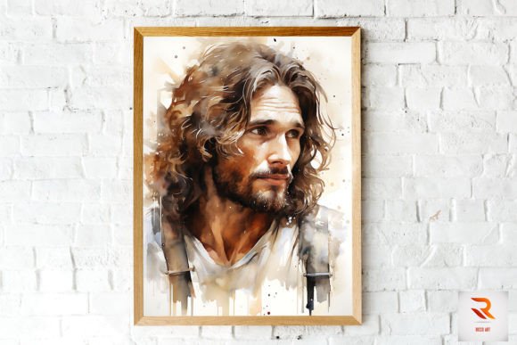 Beautiful Watercolor Jesus Wall Art: A Designer Review