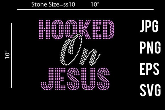 Hooked on Jesus Rhinestone: Graphics & Crafts Asset Review