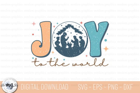 Joy to the World SVG: Graphics for Local Crafts Branding