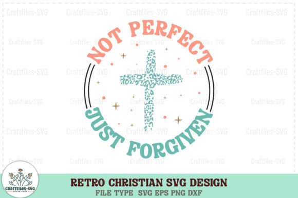 Retro Christian SVG Graphics for Faith Crafts