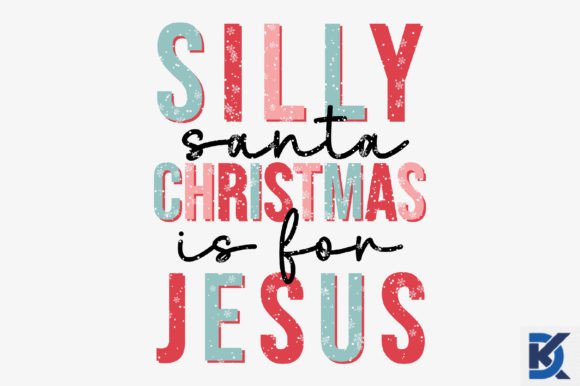 Retro Silly Santa Graphics for Faith-Based Crafts